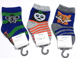 Anti slip baby socks with animals