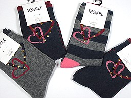 Baby socks hearts with studs Baby socks hearts with studs