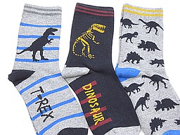 Socks for babies with dinos from teckel Socks for babies with dinos from teckel