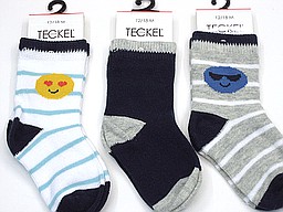 Baby socks from teckel with faces Baby socks from teckel with faces