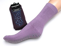 Anti slip homesocks in auberge and lavender