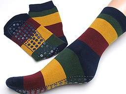 Striped anti slip socks for kids from Yellow moon