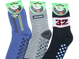 Thick home socks for kids with anti slip