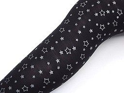 Black kid's pantyhose with lurex stars Black kid's pantyhose with lurex stars