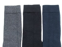 Kids knee highs in grey, black, and navy