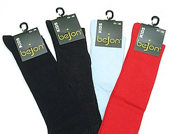 Kid's knee highs in solid colors from bejon