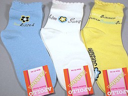 Short socks for kids with little flower Short socks for kids with little flower