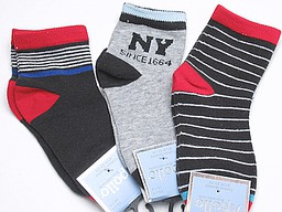 Short kids socks New York and stripes