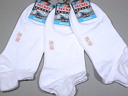 Children's sneaker socks in white Children's sneaker socks in white