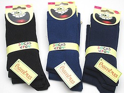 Socks for kids with bamboo in black, jeans, and navy