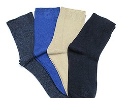 Teckel kid's socks with flat seam