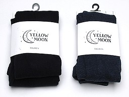 Plain kid's tights in navy and dark denim Plain kid's tights in navy and dark denim