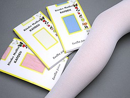Light colored cotton pantyhose-tights for children