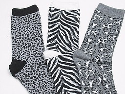 Children's socks from apollo with various animal prints