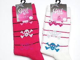 Socks for children with pirate skull Socks for children with pirate skull