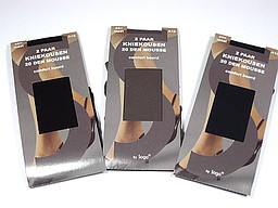 20 denier nylon knee highs in dark colors