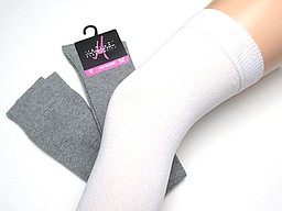 Grey and white overknees Grey and white overknees