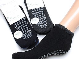 Short antislip socks with terry for men