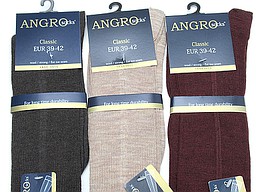 Plain angro knee highs for men with 42% wool Plain angro knee highs for men with 42% wool
