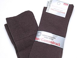 Brown knee highs for men with wide top