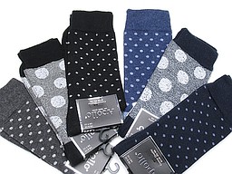 Men socks with various dots from apollo Men socks with various dots from apollo