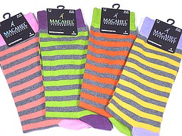 Mens socks with thin bright stripes Mens socks with thin bright stripes