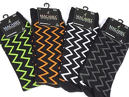 Socks for men with zig zag stripes Socks for men with zig zag stripes