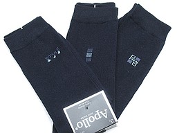 Patterned men socks without seam from apollo in navy Patterned men socks without seam from apollo in navy