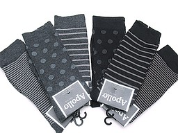 Seamless men socks with dots and stripes Seamless men socks with dots and stripes