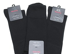 Big sized men's socks from cotton in black