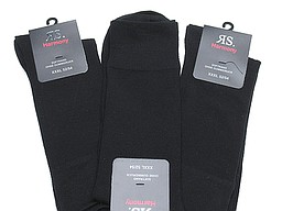 Big sized men's socks from cotton in black Big sized men's socks from cotton in black