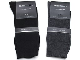 Cotton men's socks in black and grey