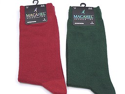 Dark red and dark green men's socks Dark red and dark green men's socks