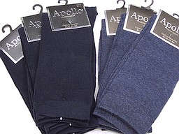 Seamless men's socks in navy and denim Seamless men's socks in navy and denim