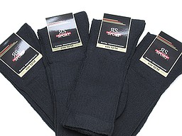 Black sports socks in big sizes