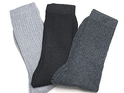 Grey and black sports socks from basset