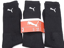 Black puma sport socks