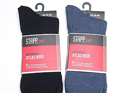 Stapp worker socks in navy and denim