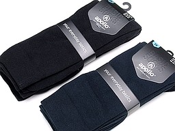Men's socks in big sizes in black and navy