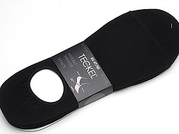 Men's sneaker socks with silicon heel
