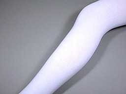 Plain white cotton tights for women