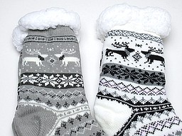 Terry cushioned home socks with print Terry cushioned home socks with print