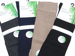 Bamboo kneehighs for women with flat seam and wide top