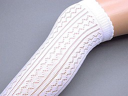 White women's knee highs ajour White women's knee highs ajour