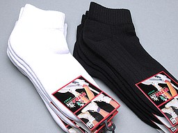 Biker socks with terry cushioned sole Biker socks with terry cushioned sole