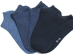 Women's sneakersocks in blue shades Women's sneakersocks in blue shades