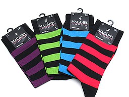 Women's socks with colorful thick stripes Women's socks with colorful thick stripes