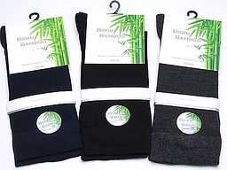 Bamboo socks with flat seam for women