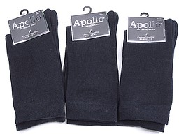 Navy women's socks with terry cushioned sole Navy women's socks with terry cushioned sole