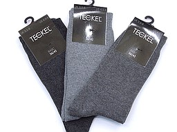 Teckel women's socks in three grey tones Teckel women's socks in three grey tones